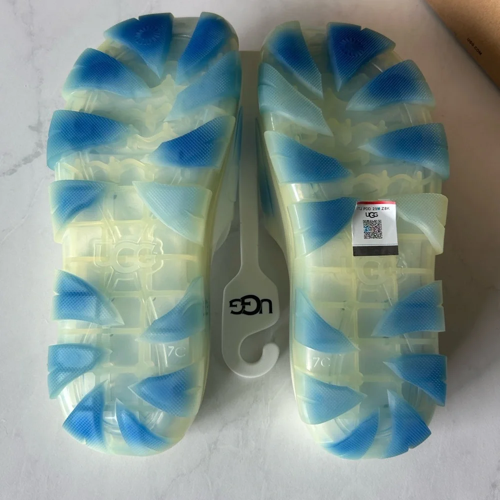 UGG Gradient Blue Slide Sandals - Picture 3 of 4